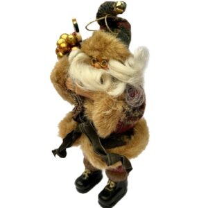 12 Papa noel para colgar 19 cms.