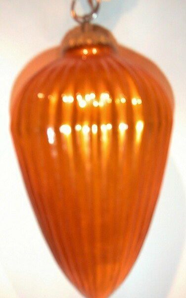3 Bolas de cristal gallonado oro 20 cms