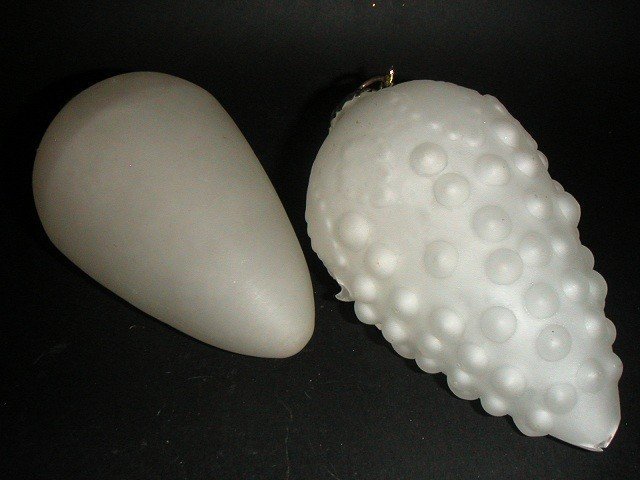 Bola de cristal translúcido blanco 20 cms c/4 uds stdas