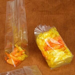 Bolsa pp tipo celofan, 6x19x4 cms. paquetes de 100 uds