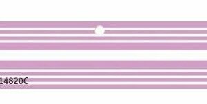 Etiqueta colgante rayas lila hoja de 20 uds