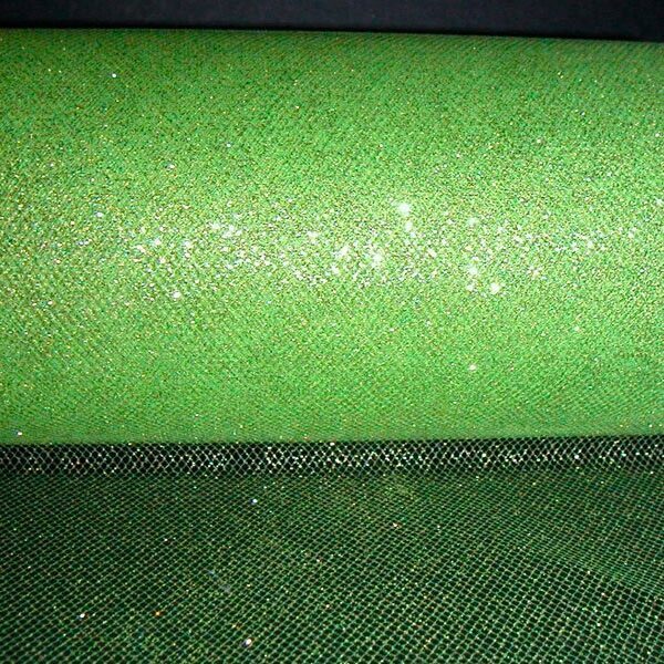 Tul con glitter 15 cms x 40 m. Varios colores