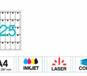 Tarjetas microperforadas para comercio. 200 gr