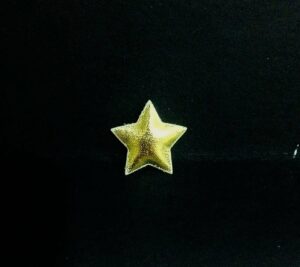 30 Estrellas oro. 20 mm