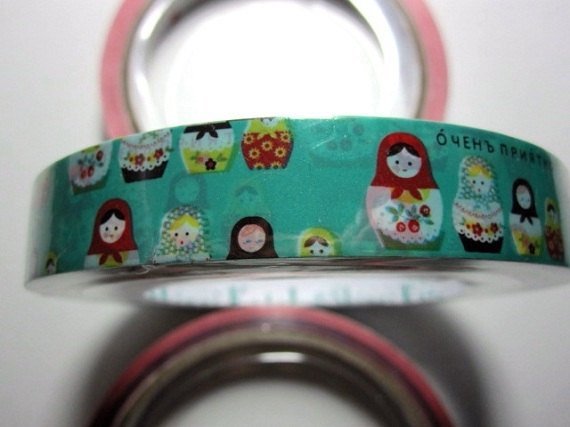 Celo japonés / Masking tape. Matryoshka 15mmx25m