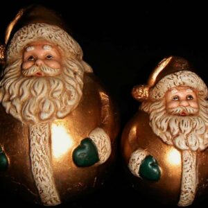 Papa noel de piedra. 3 medidas