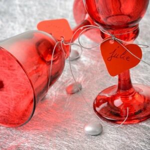 Etiqueta colgante corazón 10 uds. Especial San Valentín