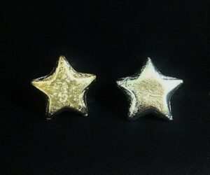 25 Estrellas adhesivas. 20 mm. 2 colores