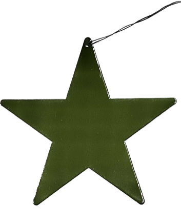 Estrella-metal-verde-colgante-navidad-paquetes-regalo-decoracion