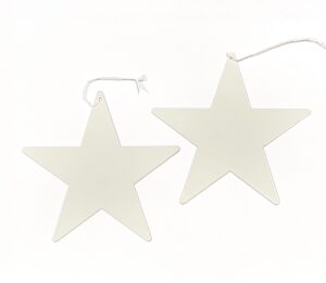 Estrella-metal-blanca-colgante-navidad-paquetes-regalo-decoracion