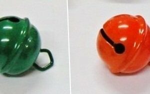 25 Cascabeles lacados 24mm. Varios colores