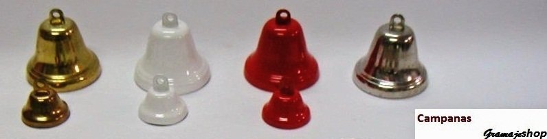 25 Campanas 21 mm - Varios colores