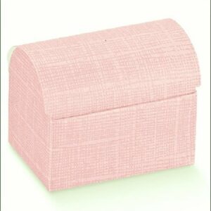 Caja de regalo baúl rosa 10x7x7.5 cms C/10 uds