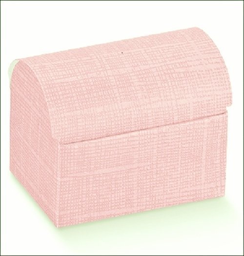 Caja de regalo baúl rosa 10x7x7.5 cms C/10 uds