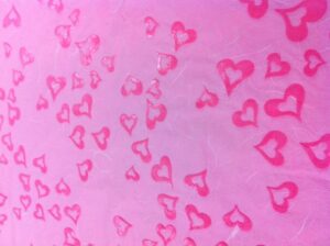 Papel corazones 70x100 C/2 uds