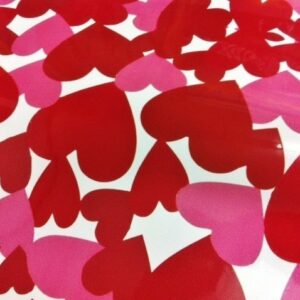 Papel adhesivo corazones 80×110 cms