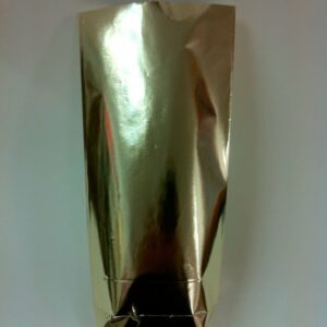 Sobre de papel metalkote oro para regalos. Varias medidas C/25 uds