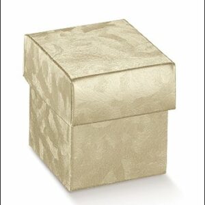 25 Cajas de regalo champagne 5x5x5cms.