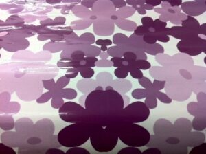 Papel adhesivo flor lila 80x110 cms