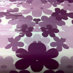 Papel adhesivo flor lila 80×110 cms