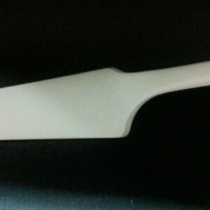 Pala para tarta, porcelana blanca. 26 cms