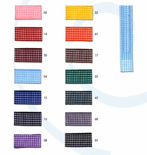 Cinta de regalo, vichy mini 6 mm x 25 m