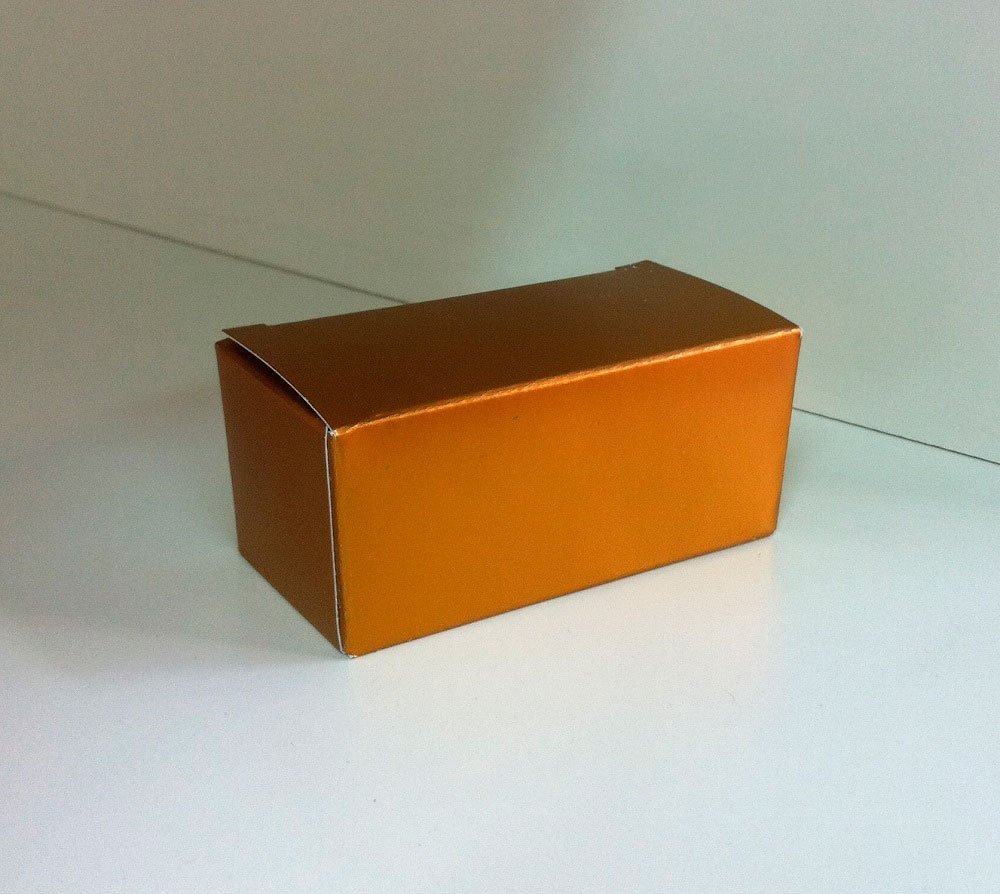 Caja de regalo cobre. C/12 uds. 7x3x3 cms.
