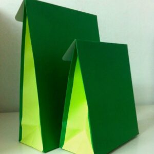 10 Sobres de regalo con solapa, verde/pistacho. Varias medidas