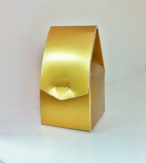 Caja de regalo dorada 5x9x5 C/10 uds