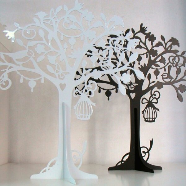 Arbol metálico 33 cms. Negro