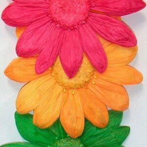 Pack 2 flores de papel 35 cms. Varios colores