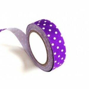 Fabric tape / tela adhesiva. Lola morado. 15mmx4.5m