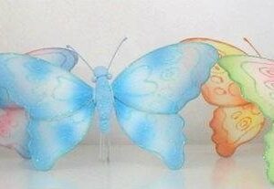 4 Mariposas surtidas 21×18 cms