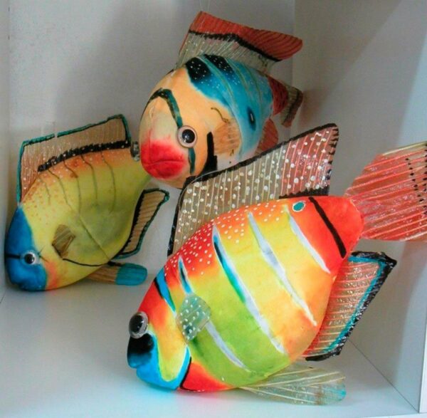 6 Peces de 26x20 cms. Color surtido