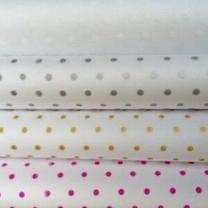 40 Hojas de papel de seda lunares. Varios colores