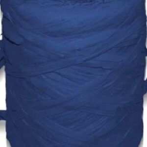 Cinta de rafia sintética. Azul marino. 200 m.