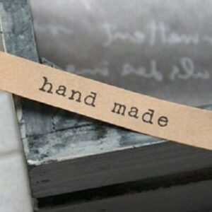 24 Etiquetas adhesivas, hand made.