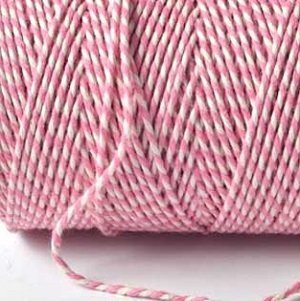 Baker´s twine rosa, grueso. 100 m.