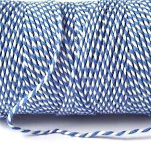 Baker`s twine azul oxford, GRUESO. 100 m.