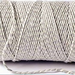 Baker twine gris, GRUESO. 100 m.