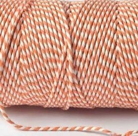 Baker`s twine naranja, GRUESO. 100 m.