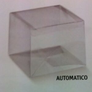 Caja de regalo transparente 8X8X6 cms c/25 uds.