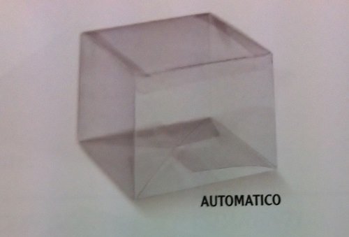 Caja de regalo transparente 8X8X6 cms c/25 uds.