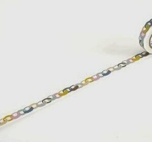 Washi tape liso ANILLAS PASTEL 15 mm x 10 m