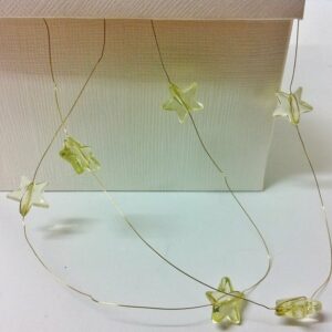Guirnalda estrellitas verdes. 2 m