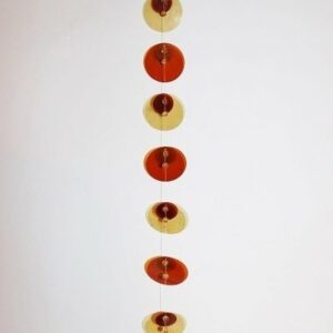 Guirnalda paillets grandes, marrones. 1.8 m