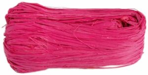 Rafia natural teñida. 50 grs. Varios colores