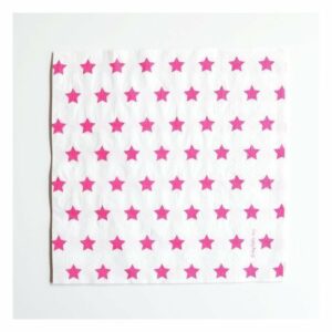 20 Servilletas estrella rosa fucsia