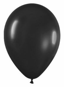 10 Globos 30 cms. Negro