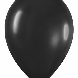 10 Globos 30 cms. Negro